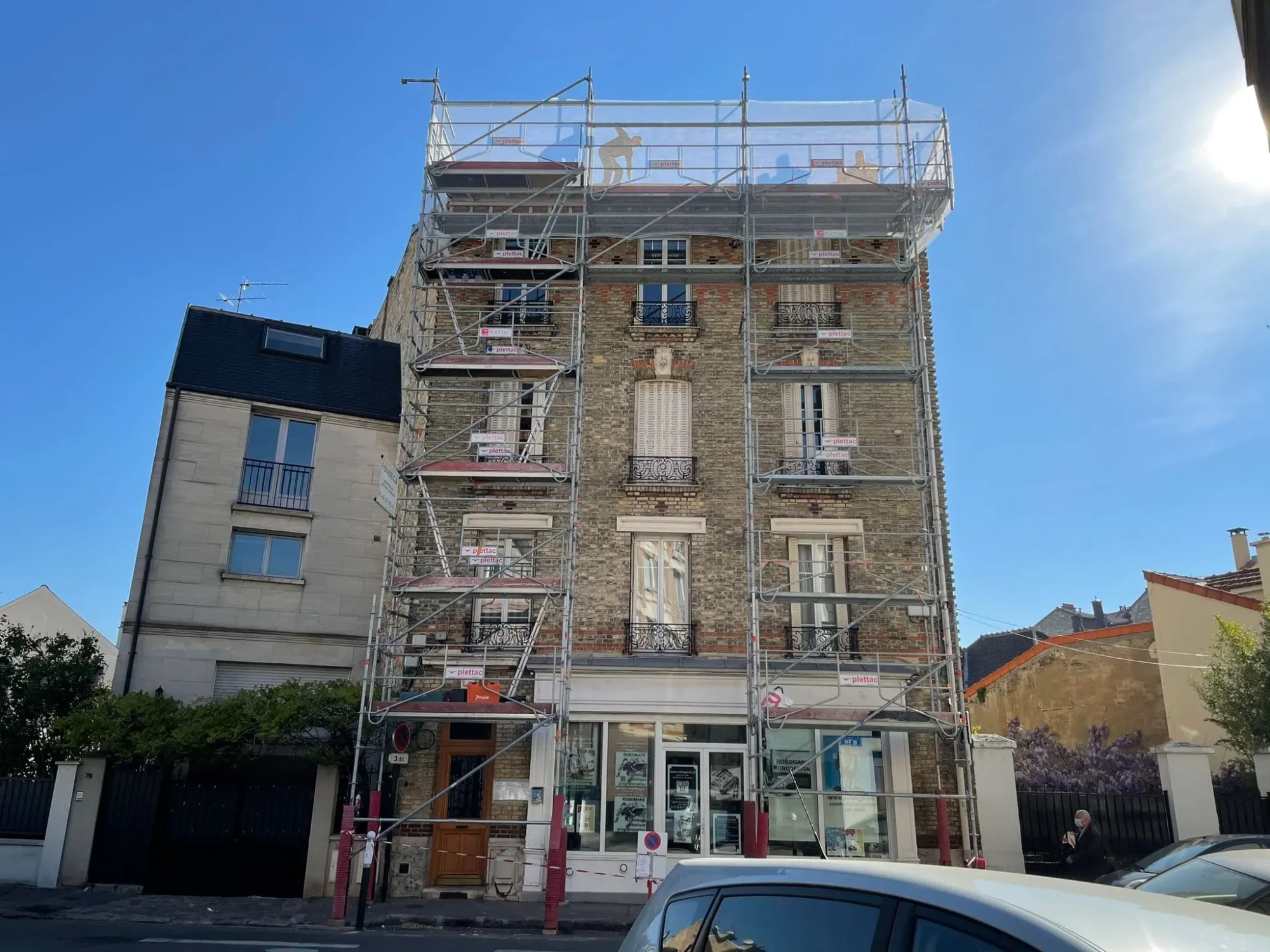 Façadier Ermont – Peinture façade acrylique et siloxane résistante.